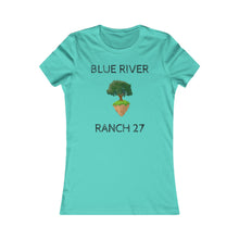 Load image into Gallery viewer, Blue River Ranch 27 Women's Tee — Tree Logo Casual Farm Shirt
