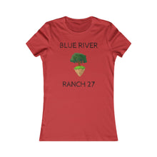 Load image into Gallery viewer, Blue River Ranch 27 Women's Tee — Tree Logo Casual Farm Shirt
