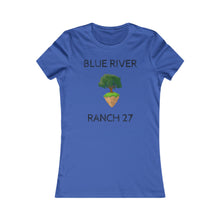 Load image into Gallery viewer, Blue River Ranch 27 Women's Tee — Tree Logo Casual Farm Shirt
