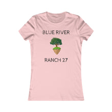 Load image into Gallery viewer, Blue River Ranch 27 Women's Tee — Tree Logo Casual Farm Shirt

